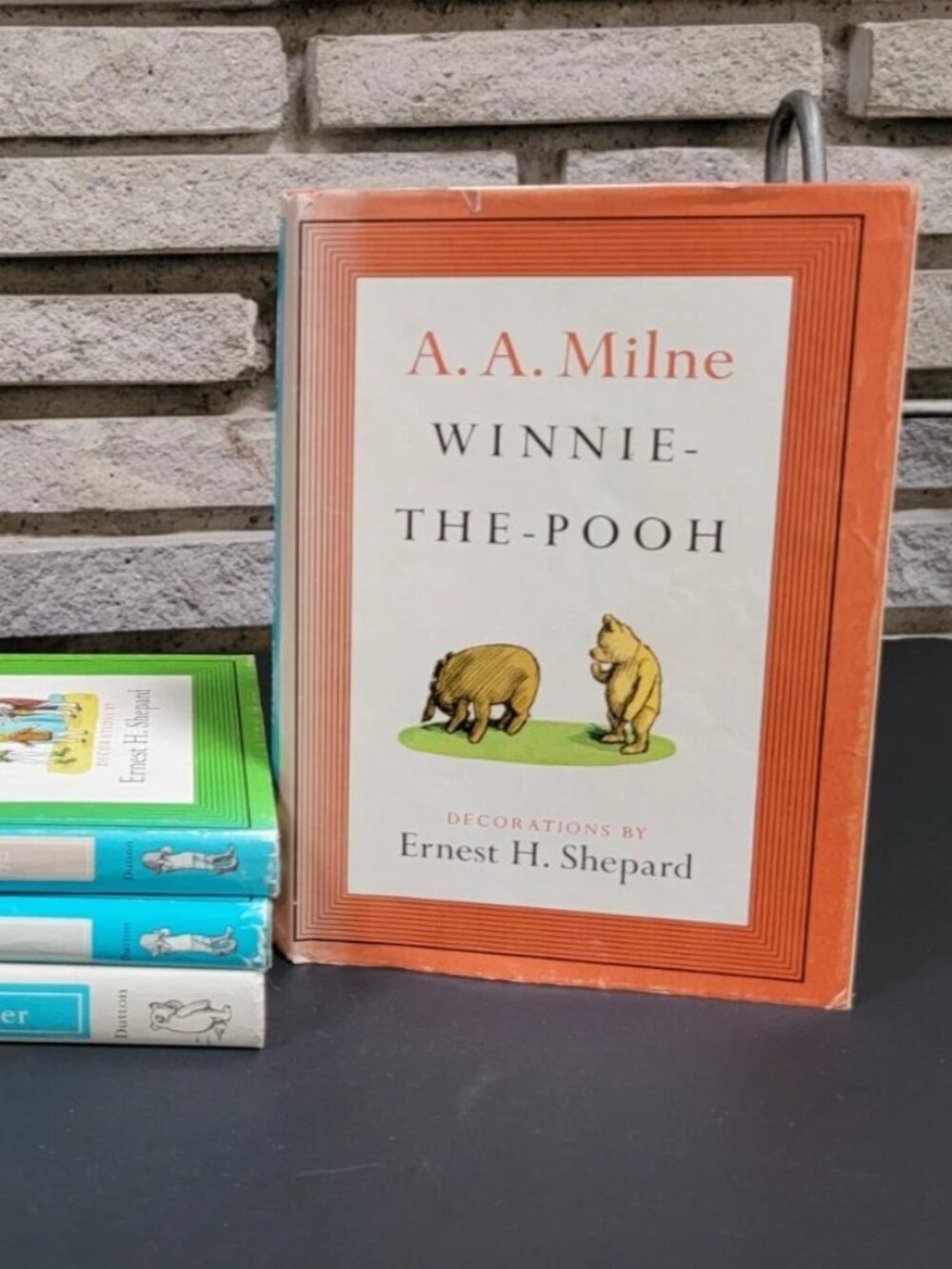 Winnie-the-Pooh A.A. Milne 4 books House at Pooh Corner, reprint 1961